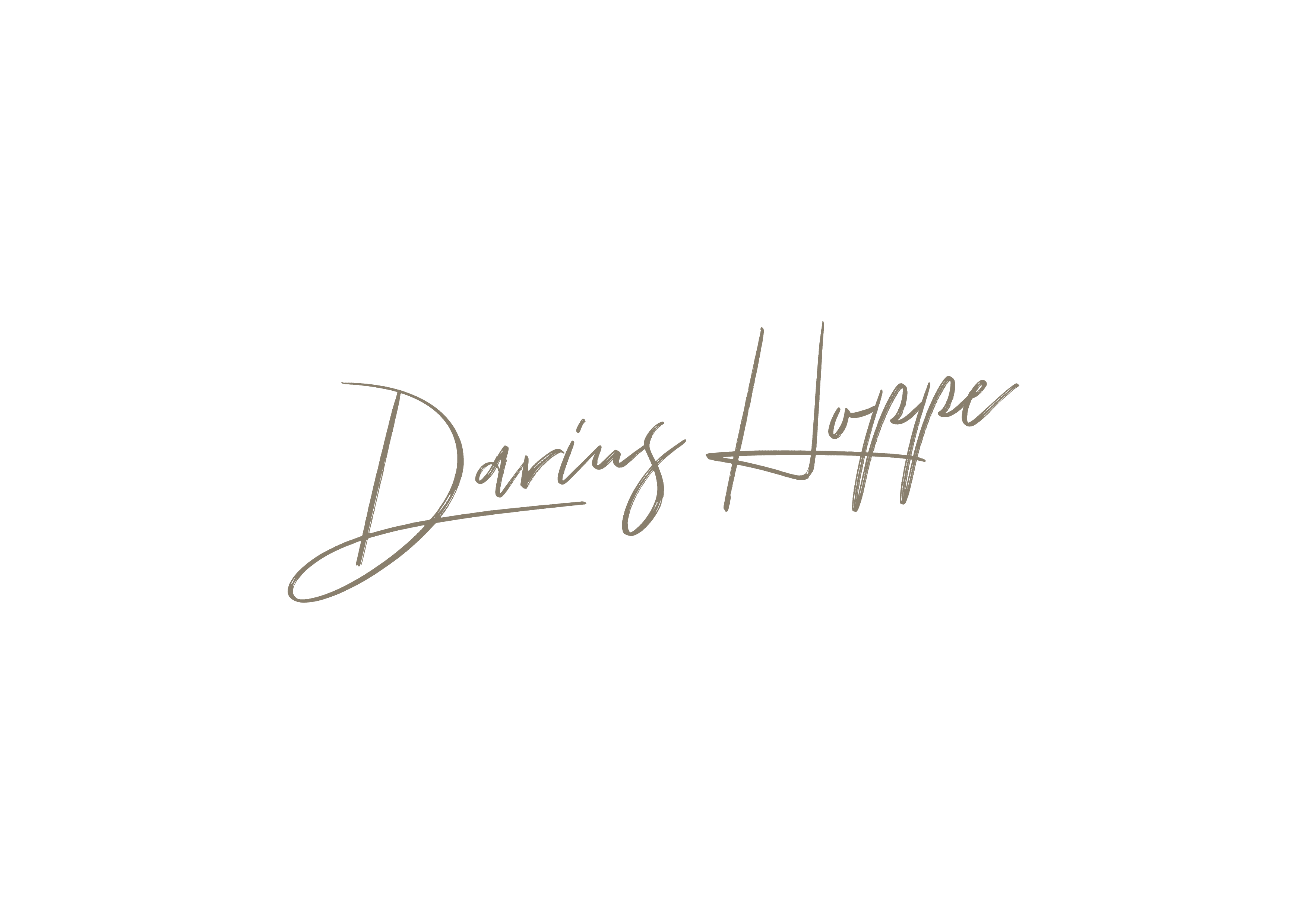 Signatur Darius Hoppe